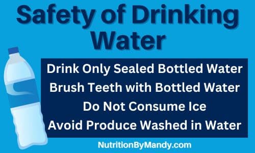 Travel Nutrition Safety of Drinking Water
