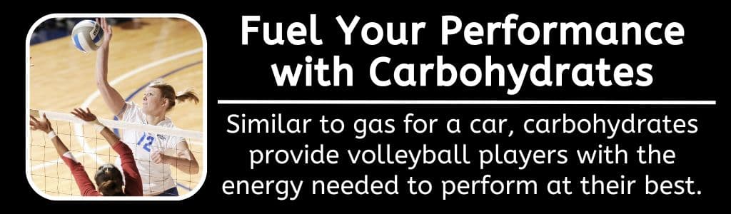 Carbohydrate Energy for Volleyball Players