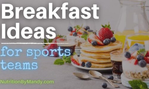Sports Team Breakfast Ideas