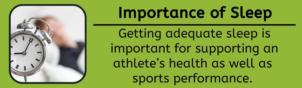 Importance of Sleep for Athletes During Two-A-Day Workouts - Getting adequate sleep is important for supporting an athlete’s health as well as 
sports performance. 