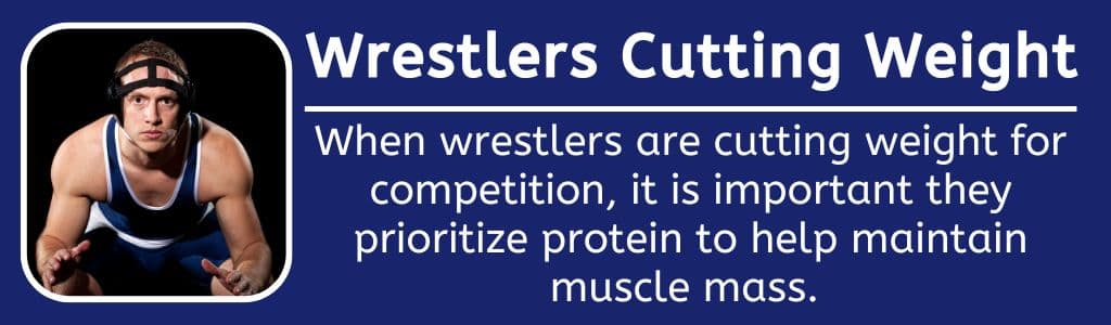 Best Snacks for Wrestlers Cutting Weight: When wrestlers are cutting weight for competition, it is important they prioritize protein to help maintain muscle mass.